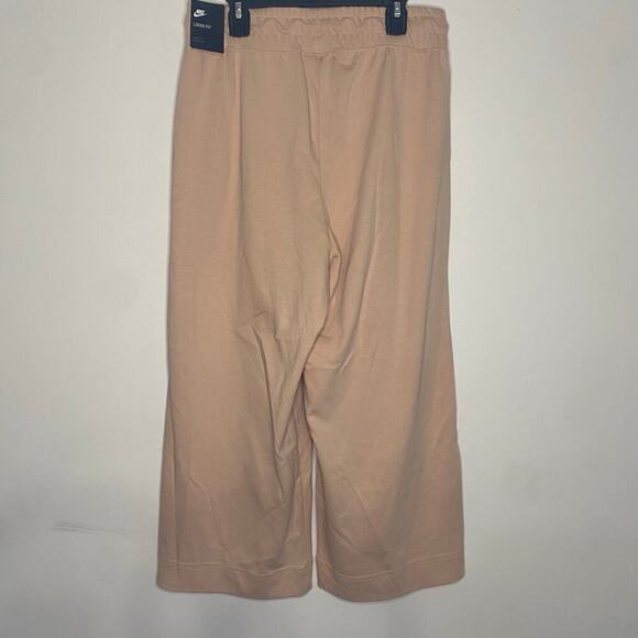 NEW Nike Womens Pink Wide Leg High Rise Loose Fit Sweat Pants Size Small Active - Picture 10 of 14